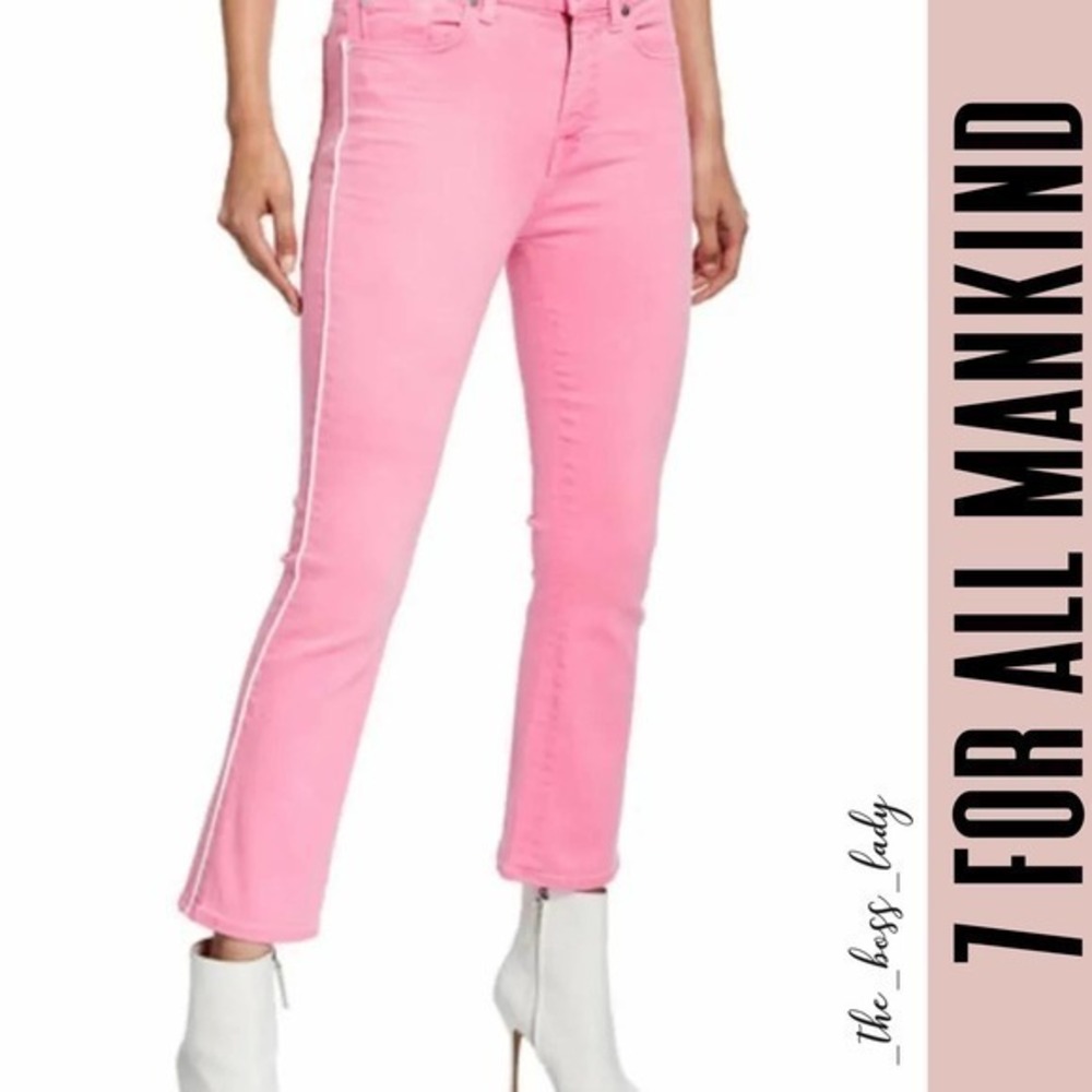 7 for all mankind jeans 25 ankle crop pants